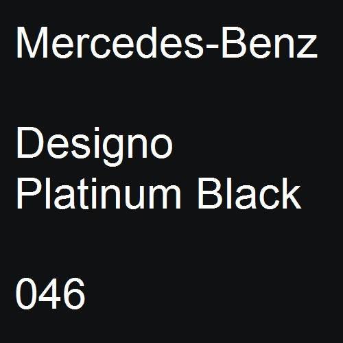 Mercedes-Benz, Designo Platinum Black, 046.